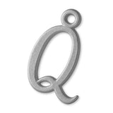 18ct White Gold - Cursive Letter Charm