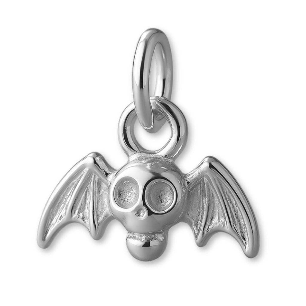 18ct White Gold - Halloween Bat Charm