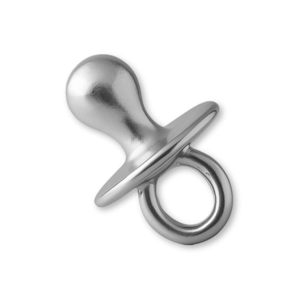 9ct White Gold - Vintage Pacifier Charm