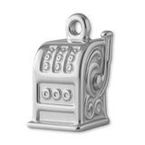 9ct White Gold - Vintage Slot Machine Charm