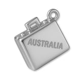 18ct White Gold - Australia Suitcase Charm