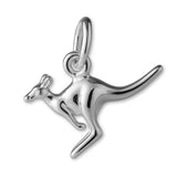 18ct White Gold - Jumping Kangaroo Charm