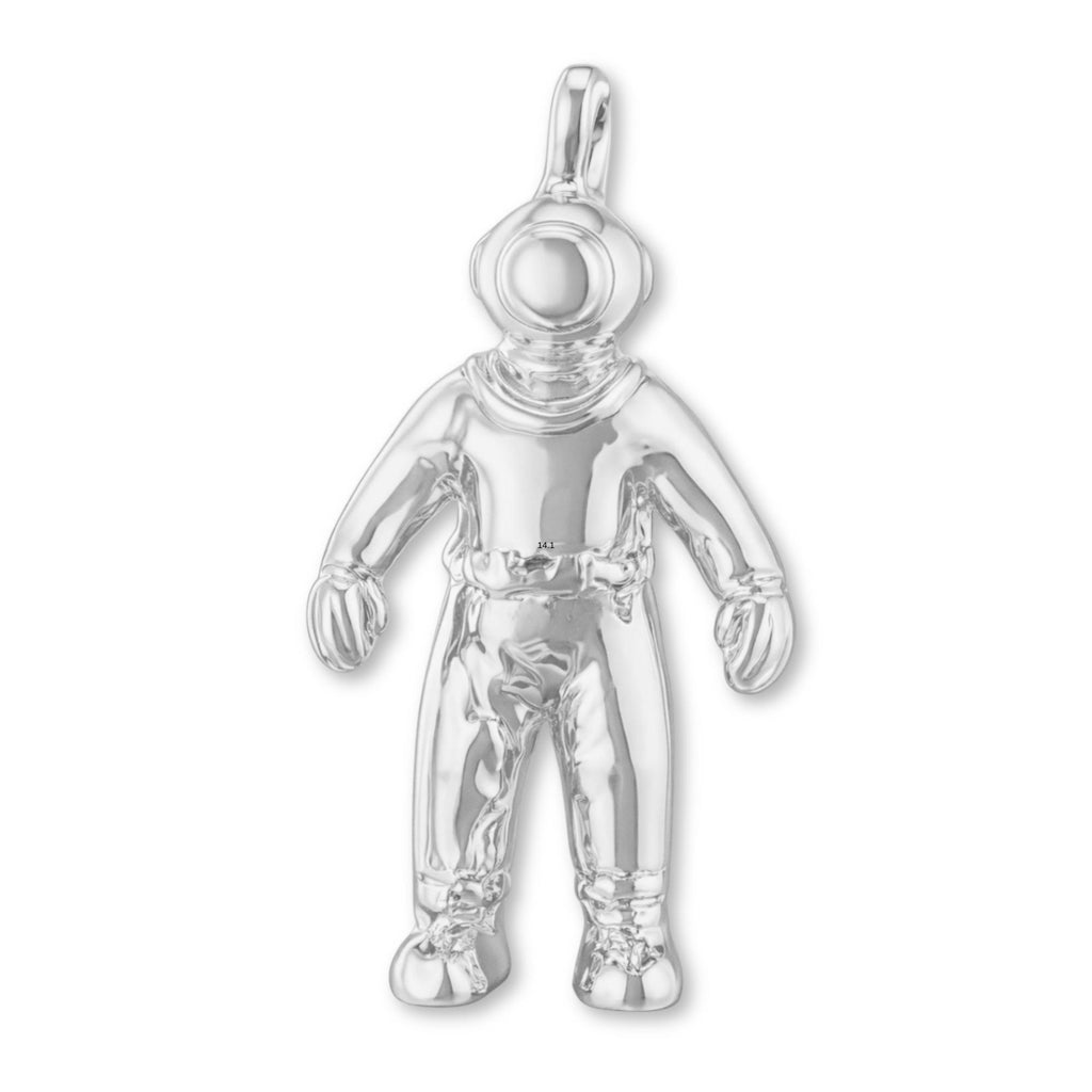 18ct White Gold - Vintage Diver Charm