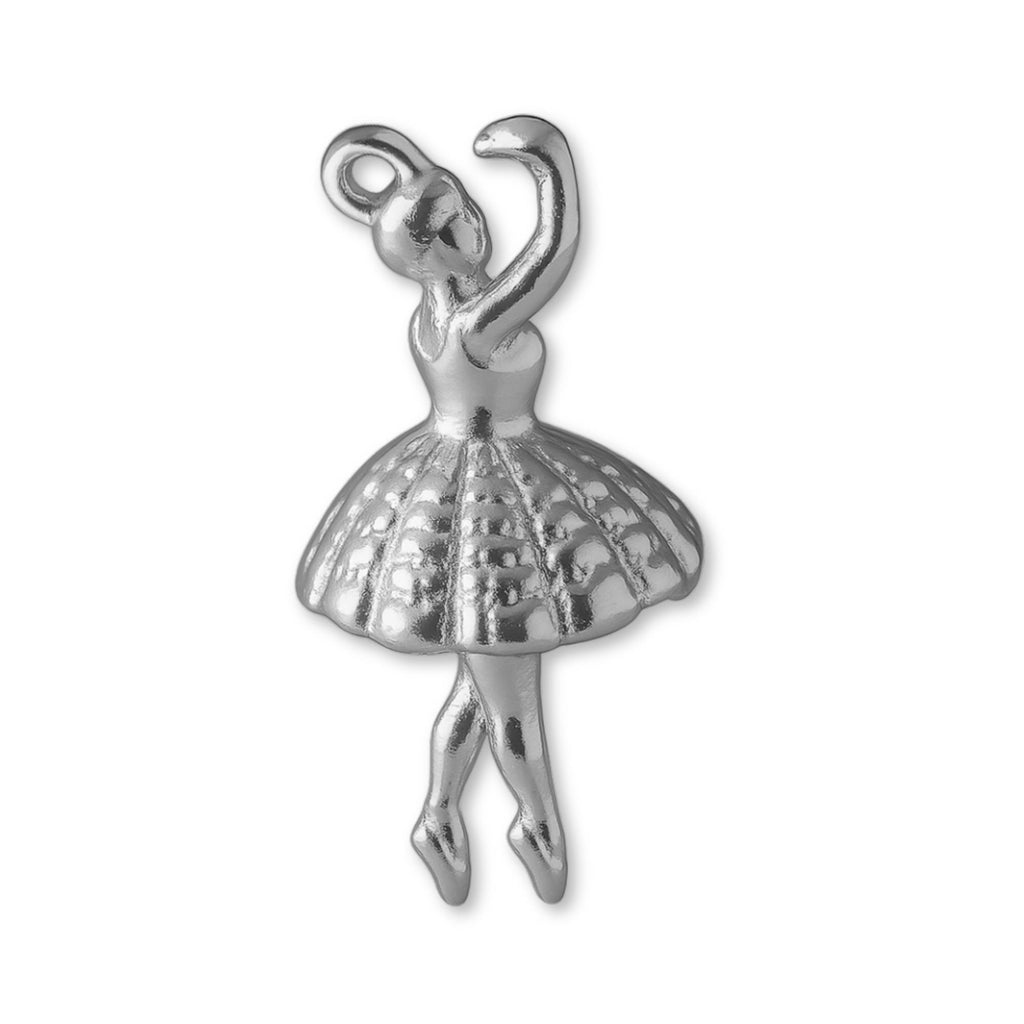 18ct White Gold - Vintage Ballerina Charm