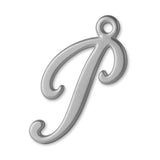 18ct White Gold - Cursive Letter Charm