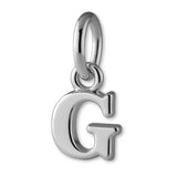 9ct White Gold - Petite Letter Charm