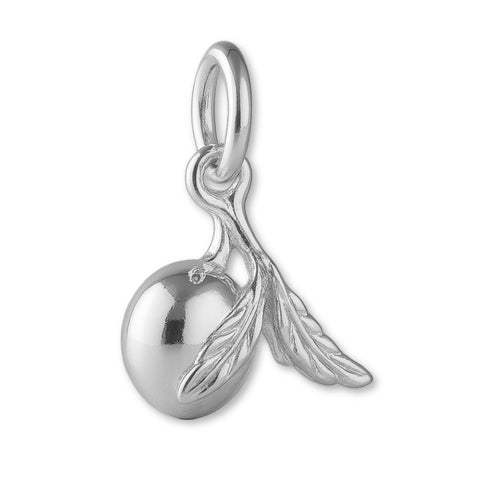 18ct White Gold - Fresh Apple Charm