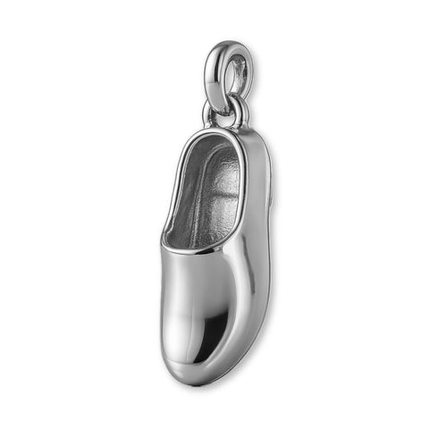 9ct White Gold - Dutch Clog Charm