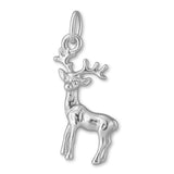 18ct White Gold - Rudolph Reindeer Charm