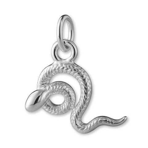 18ct White Gold - Jungle Snake Charm