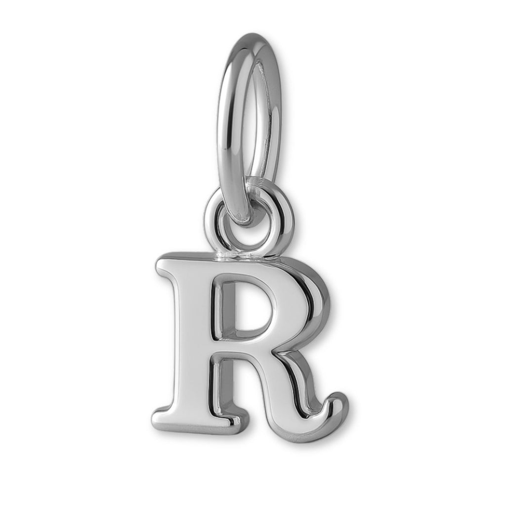 9ct White Gold - Petite Letter Charm