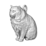 9ct White Gold - Himalayan Cat Charm