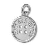 18ct White Gold - Cute as a Button Charm
