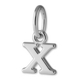 9ct White Gold - Petite Letter Charm