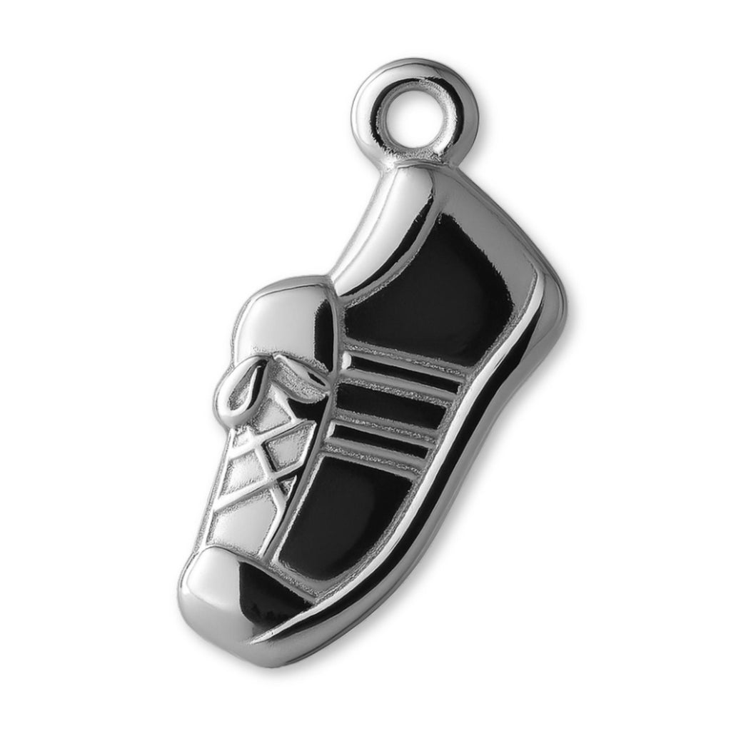 9ct White Gold - Classic Sneaker Charm