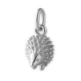 9ct White Gold - Baby Porcupine Charm