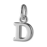 9ct White Gold - Petite Letter Charm