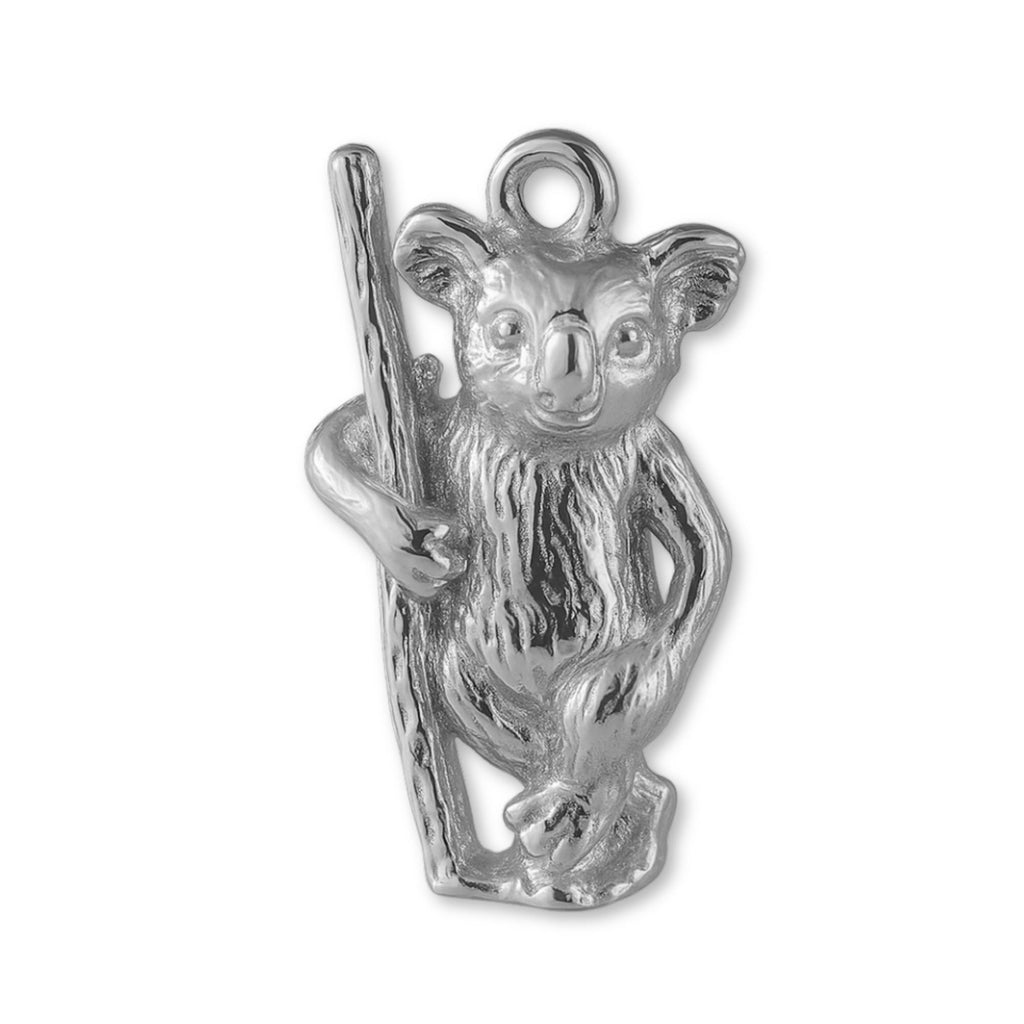 18ct White Gold - Standing Koala Charm