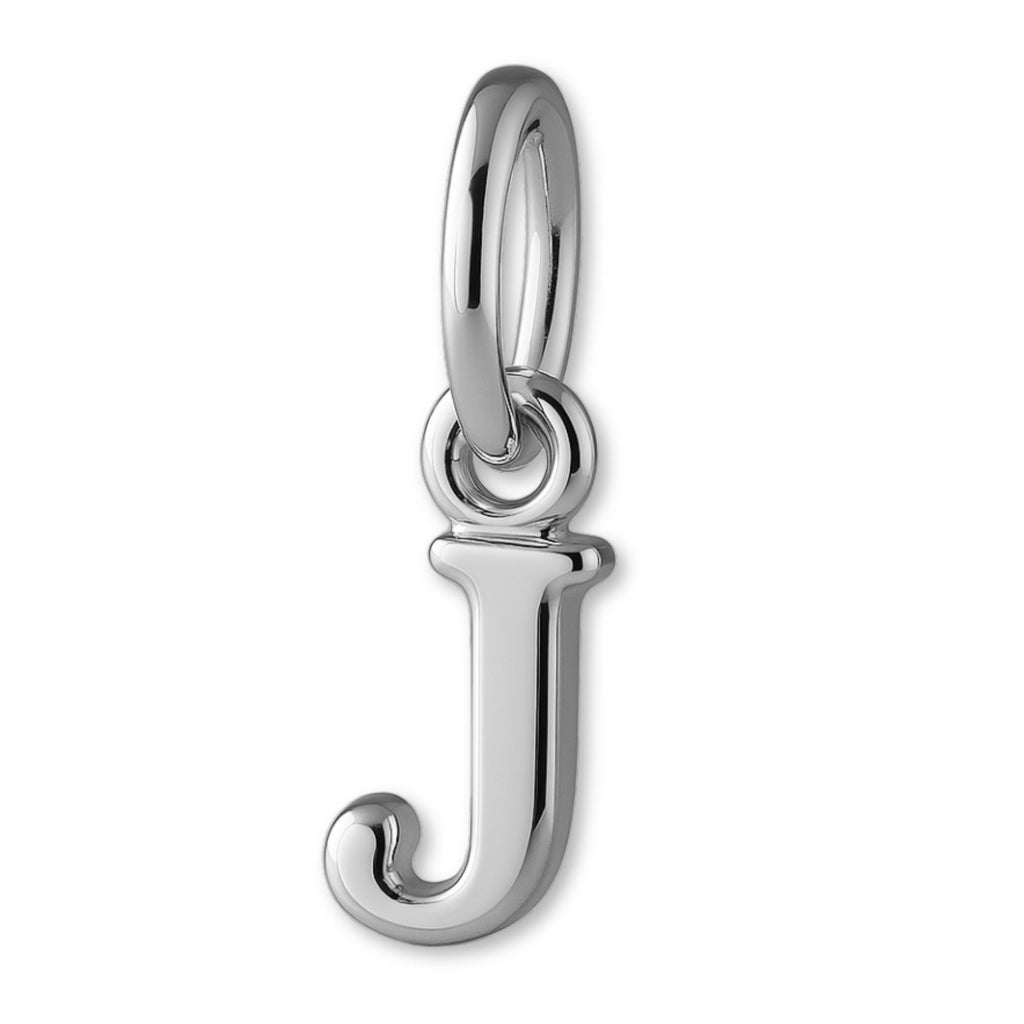 9ct White Gold - Petite Letter Charm