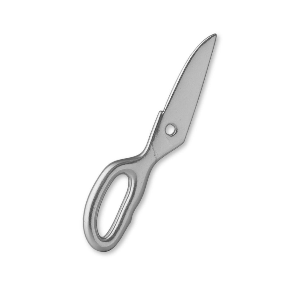 18ct White Gold - Scissor Half Charm