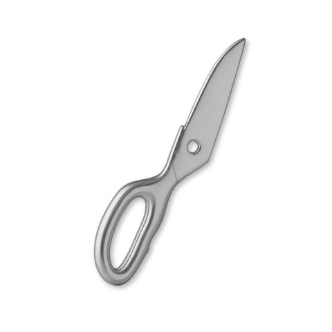 18ct White Gold - Scissor Half Charm