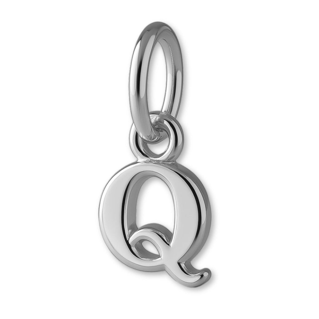 9ct White Gold - Petite Letter Charm
