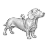 18ct White Gold - Dachshund Dog Charm
