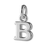 9ct White Gold - Petite Letter Charm
