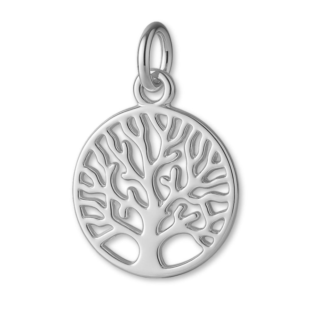18ct White Gold - Openwork Tree of Life Charm