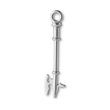 9ct White Gold - Halberd Axe Charm