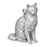 9ct White Gold - LaPerm Cat Charm