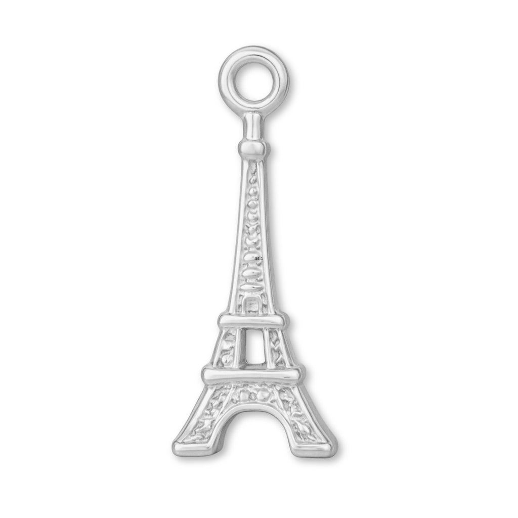 9ct White Gold - Eiffel Tower Charm
