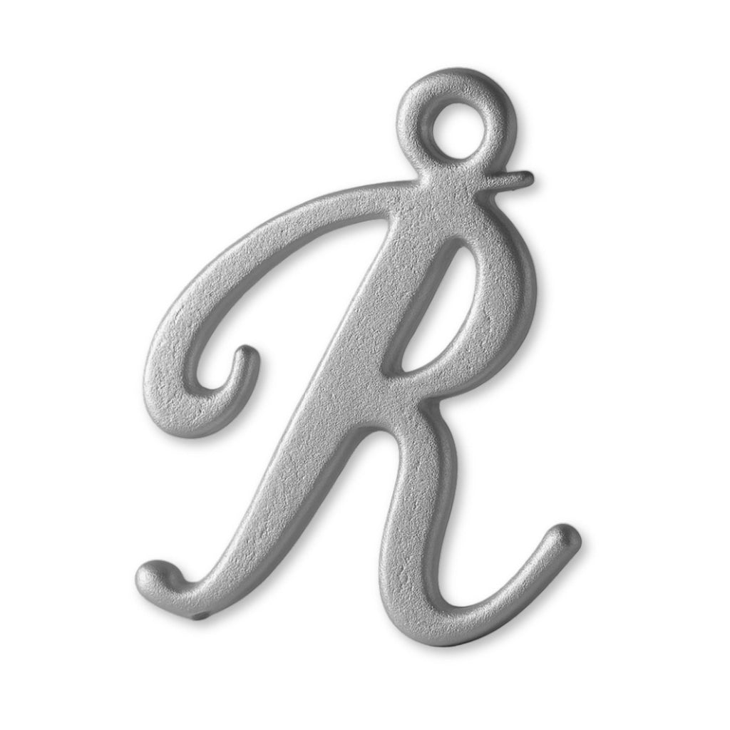 18ct White Gold - Cursive Letter Charm