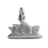 9ct White Gold - Minimalist Sydney Opera House Charm