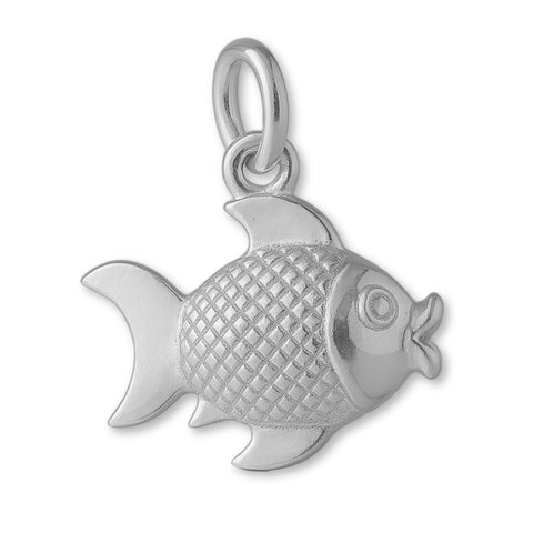 18ct White Gold - Lucky Goldfish Charm