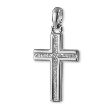 9ct White Gold - Heritage Crucifix Charm