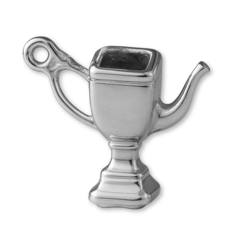 9ct White Gold - Vintage Kettle Charm
