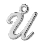 18ct White Gold - Cursive Letter Charm