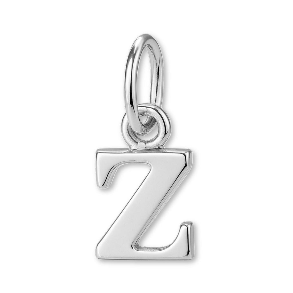 9ct White Gold - Petite Letter Charm