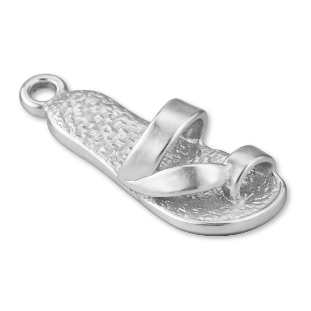 9ct White Gold - Arabian Sandal Charm