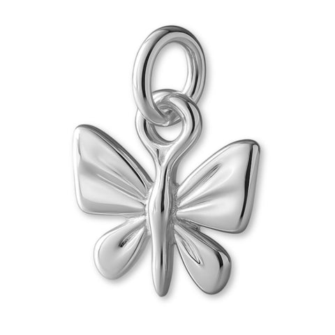 18ct White Gold - Modern Butterfly Charm