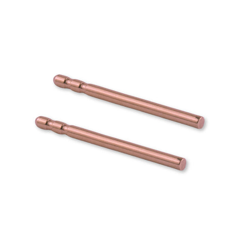 9ct Rose Gold - Double Notch Earring Posts