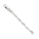 925 Sterling Silver - Diamond Cut Paperclip - Chain Extender