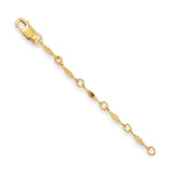 14ct Gold Filled - Figaro Bar - Chain Extender