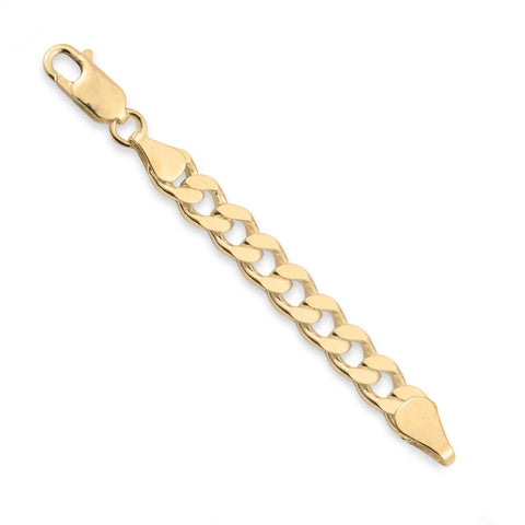 9ct Yellow Gold - Cuban Link - Chain Extender