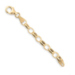 18ct Yellow Gold - Oval Belcher - Chain Extender