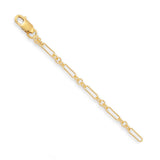 14ct Gold Filled - Figaro Cable - Chain Extender