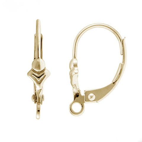9ct Yellow Gold - Victorian Continental Clip