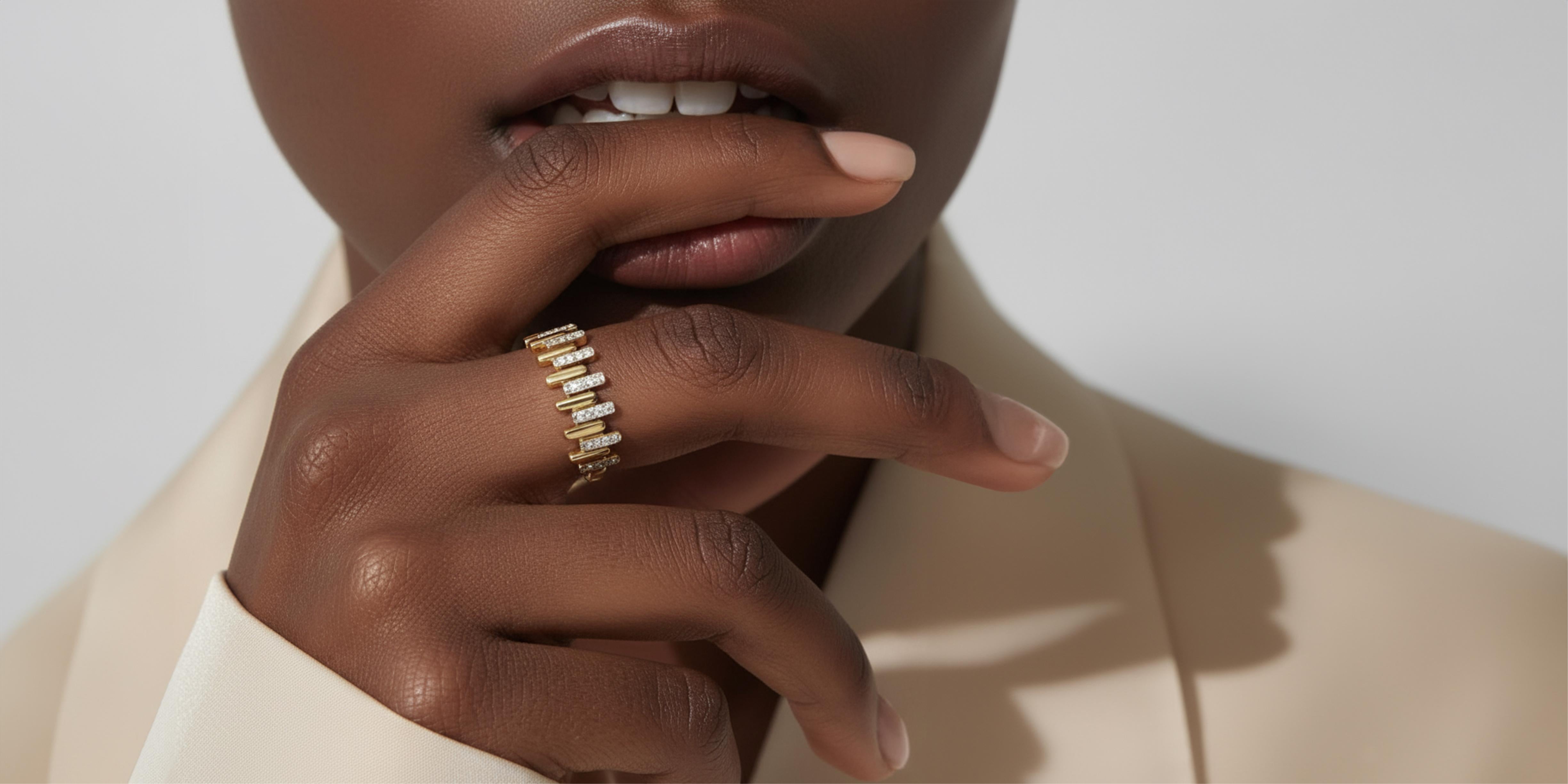 Solid 18ct Gold Tennis Bracelet