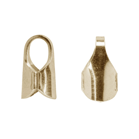 9ct Yellow Gold - Round End Cap